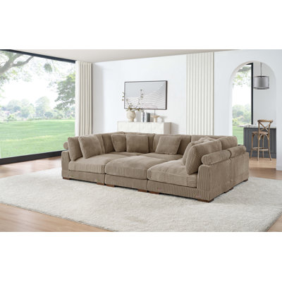 Barcombe Modular Corduroy Sectional