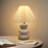 Kelsey 17.5" LED Bohemian Table Lamp With Ceramic Base