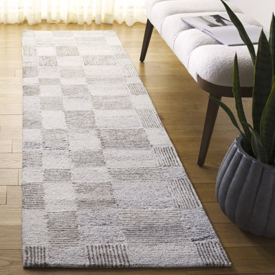 Pine 202 Hand Tufted Wool Pile Geometric Indoor Use Only Rug