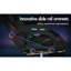  Gaming Chair 12 RGB LED Massage Padded Swivel Recliner Computer Office-980360445-980360447