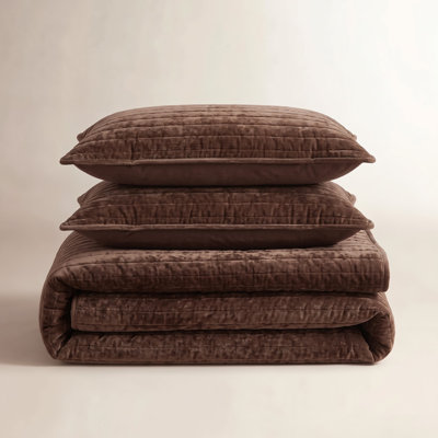 Velvet Quilt Set