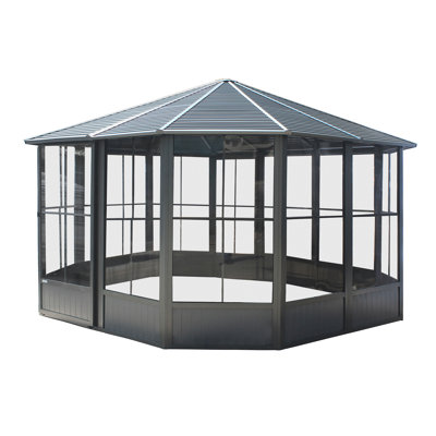 Pavillon de jardin en métal Sojag X 12 pi Solarium