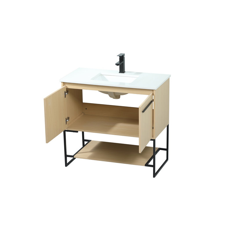 Ensemble de meuble-lavabo simple 36 po Rozell, Érable