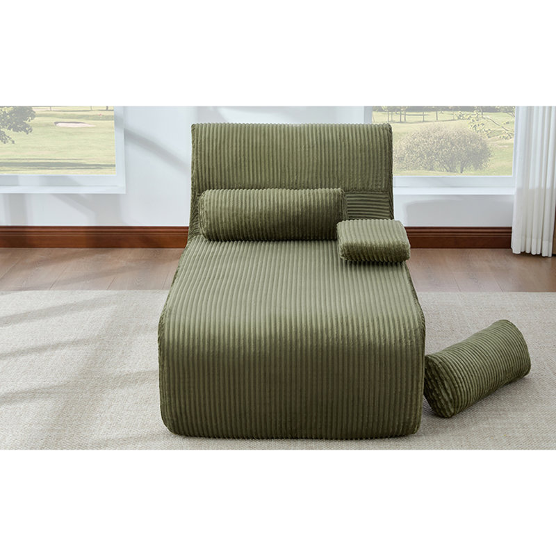 Canapé moderne sans méridienne 34,2 po, Green
