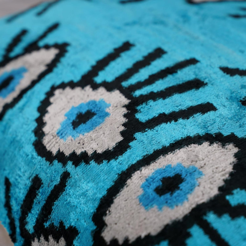 Coussin décoratif, Sarcelle