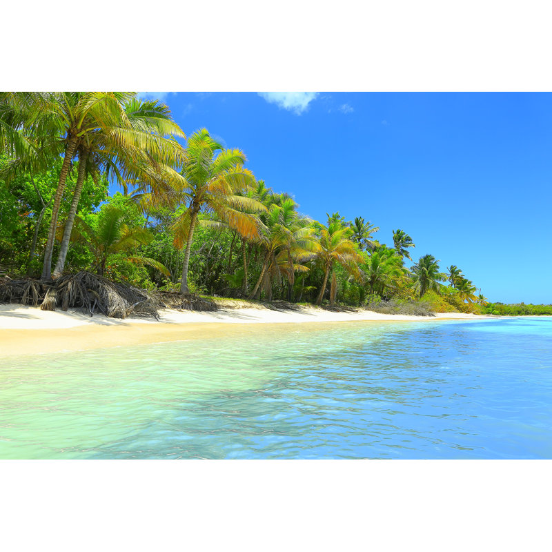 Sandy Beach by Agustavop - No Frame Print on Canvas, 20cm H x 30cm W