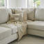 Aharshi 4 Seater Fabric Corner Sofa 