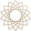 Médaillon de plafond en bois ajouré 30 po x 11 1/2 po x P 3/8 po Eleanor-63411662-63411674