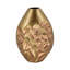 Vase décoratif en métal texturé pour décoration intérieure-109468700