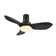 36" 3 - Blade LED Standard Ceiling Fan with Remote Control and Light Kit Included