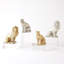 Lioness Sculpture-Brass/Crystal