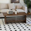 Table basse en bois avec centre de rangement-1743991603