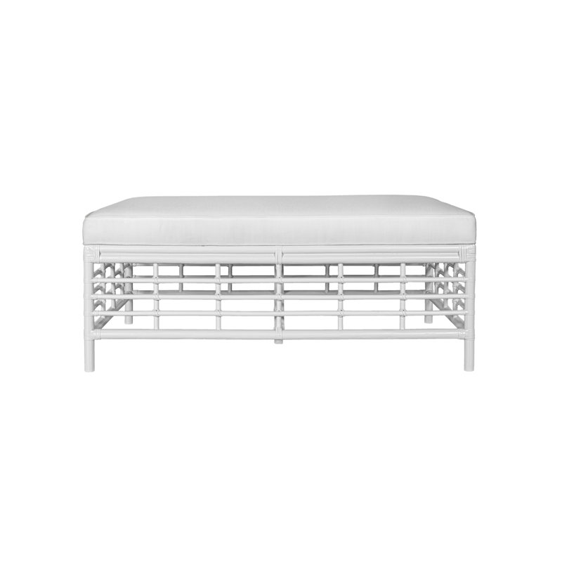 Luna Ottoman, White