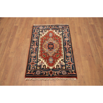 Geometric Traditional Oriental Accent Rug 2x3