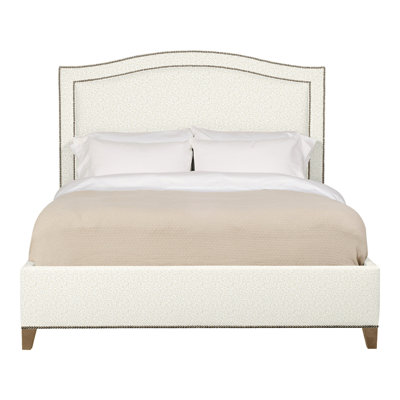 Caroline/Casey Queen Upholstered Low Profile Panel Bed