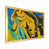 Impression dorée sur toile encadrée
