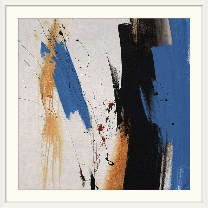 « vi » sydney edmunds,, reproduction d’art Ends of the Earth, H 20" x l 20" x P 1", Cadre blanc