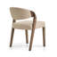 Chaise d'appoint rembourrée Aiko crème-1473153019