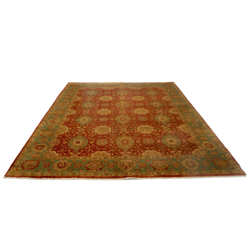 Alfie-Jack One-of-a-Kind 8' X 10' Wool Area Rug in Red