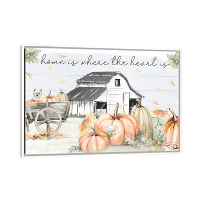 «Pumpkin Barn» par Patricia Pinto, reproduction d'impression sur papier