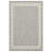 Durable Polypropylene Stylish Silver Rug Indoor Outdoor Versatility