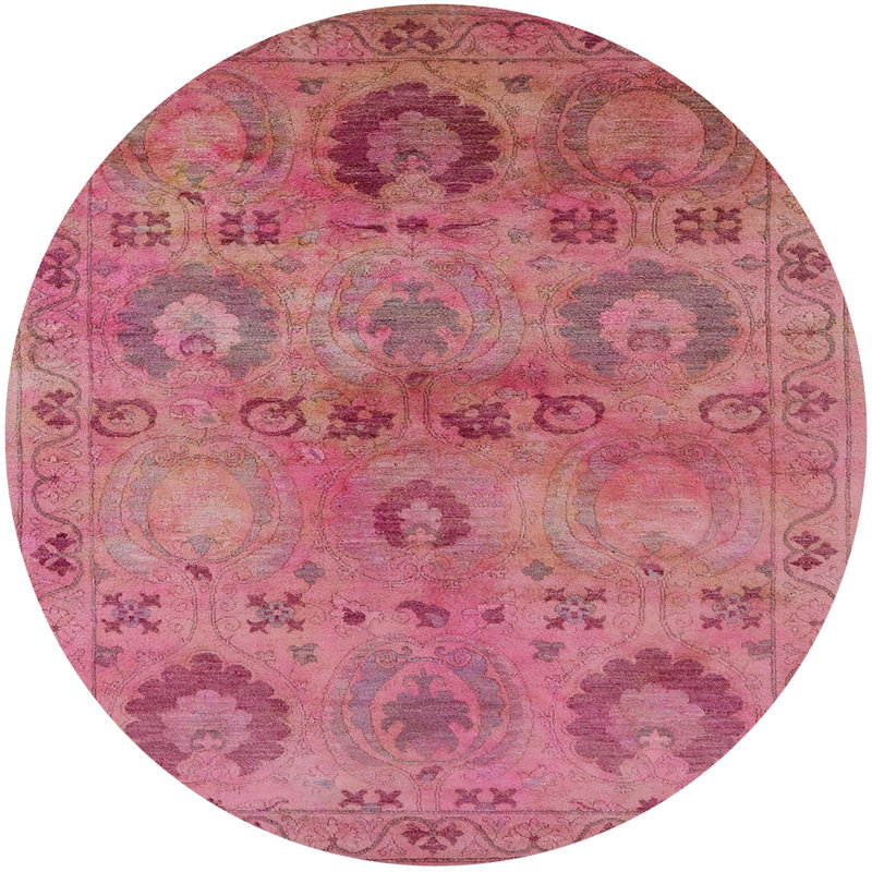 Oriental Indoor Rug, Round 8'