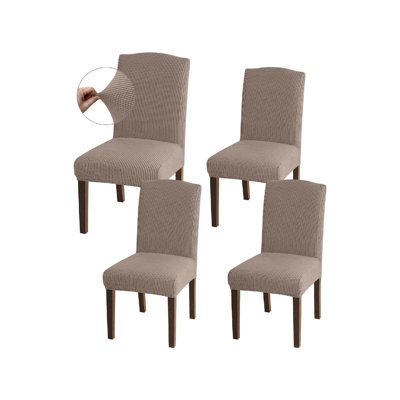 Polyester Box Cushion Dining Chair Slipcover
