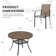Eilardt 4 - Person Metal Patio Dining Set with Round Table