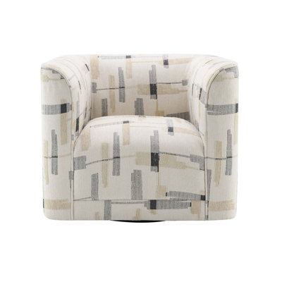 Darya Pattern Fabric Chair W/Swivel
