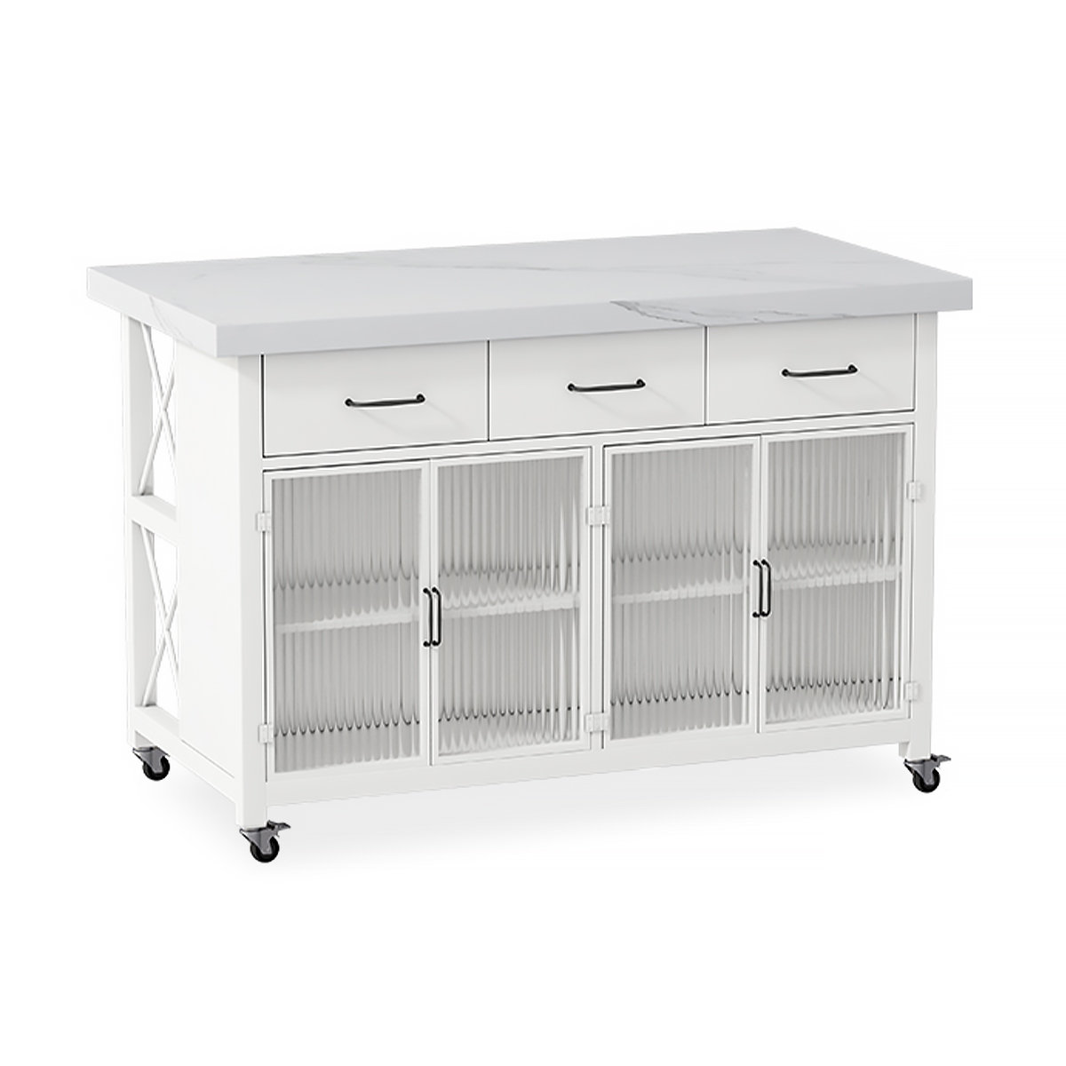 Corrigan Studio® Scandinavian Kitchen Island | Wayfair