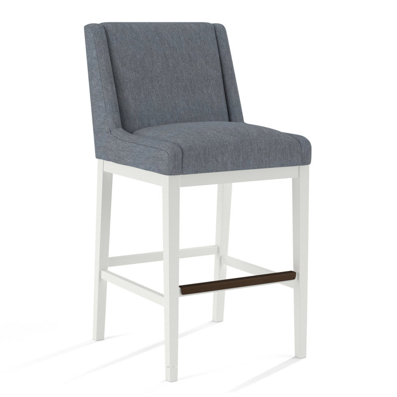 Upholstered Stool, 61471-61, White
