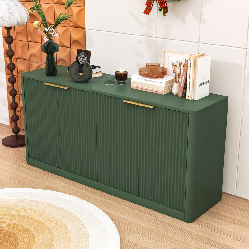 Armoire de rangement Elegant Wave, Vert
