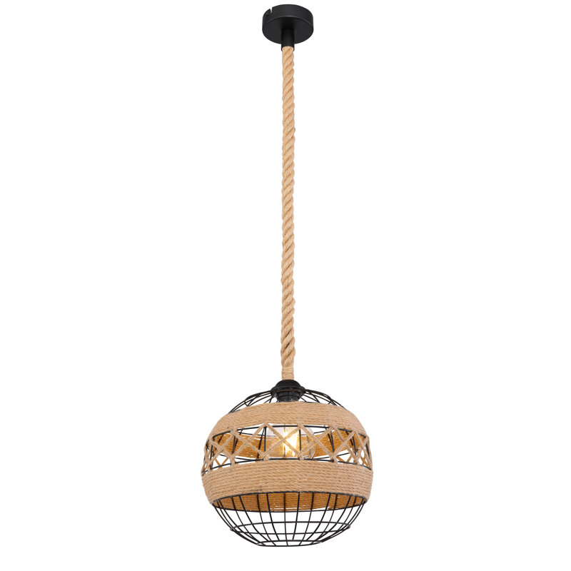 Proctorville 1 - Light Black Sphere Pendant