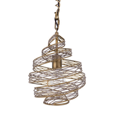Flow 1 Light Twist Mini Pendant 
