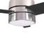 Ventilateur de plafond intelligent Raiden avec ensemble d'éclairage DEL et contrôle mural, fonctionne avec l'assistant Google, Amazon Alexa et les raccourcis Siri.-451427605-451427624-451427606