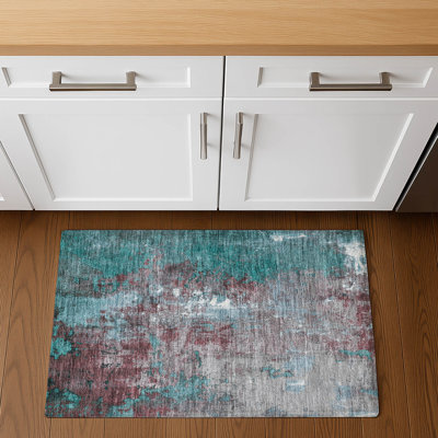 Tapis abstrait Premium Crestover AMF1870 lavable à la machine