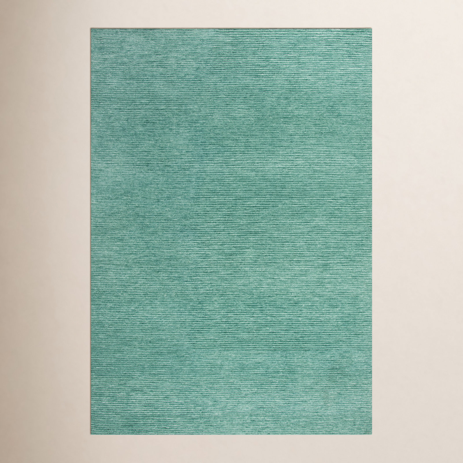 Waterton Aqua Blue Hand-Tufted Rug, Rectangle 7'6" x 9'6"