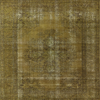 Tapis vert de style oriental