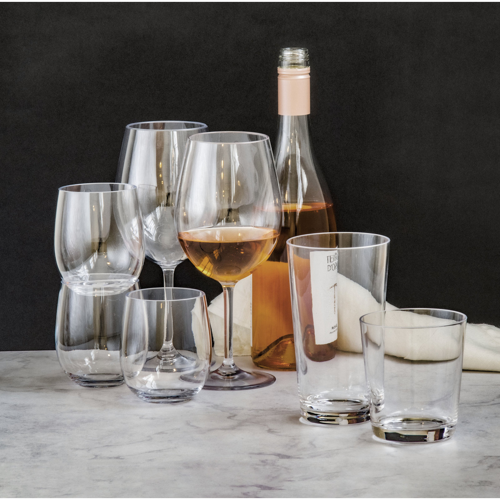 Laya Stemless White Wine Glass