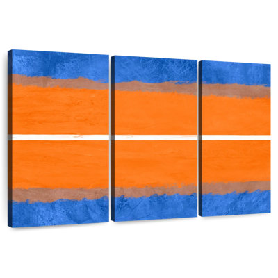 Avery Blue And Orange Abstract Theme IV