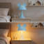 Veilleuse à DEL rechargeable en forme de souris pour enfants - Lampe de chevet à gradation tactile avec 3 températures de couleur réglables