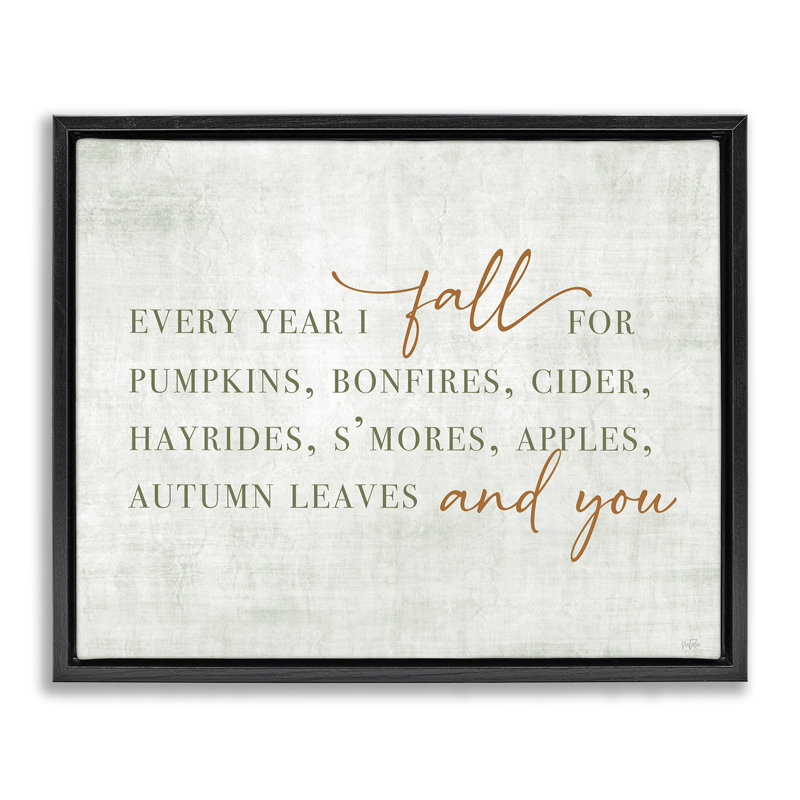 "Every Year Fall", art mural encadré flottant par Natalie Carpentieri, Cadre flottant noir de jais, H 17 po x l 21 po