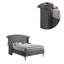 Lit plateforme tapissier Gwyndolyn-1003109506
