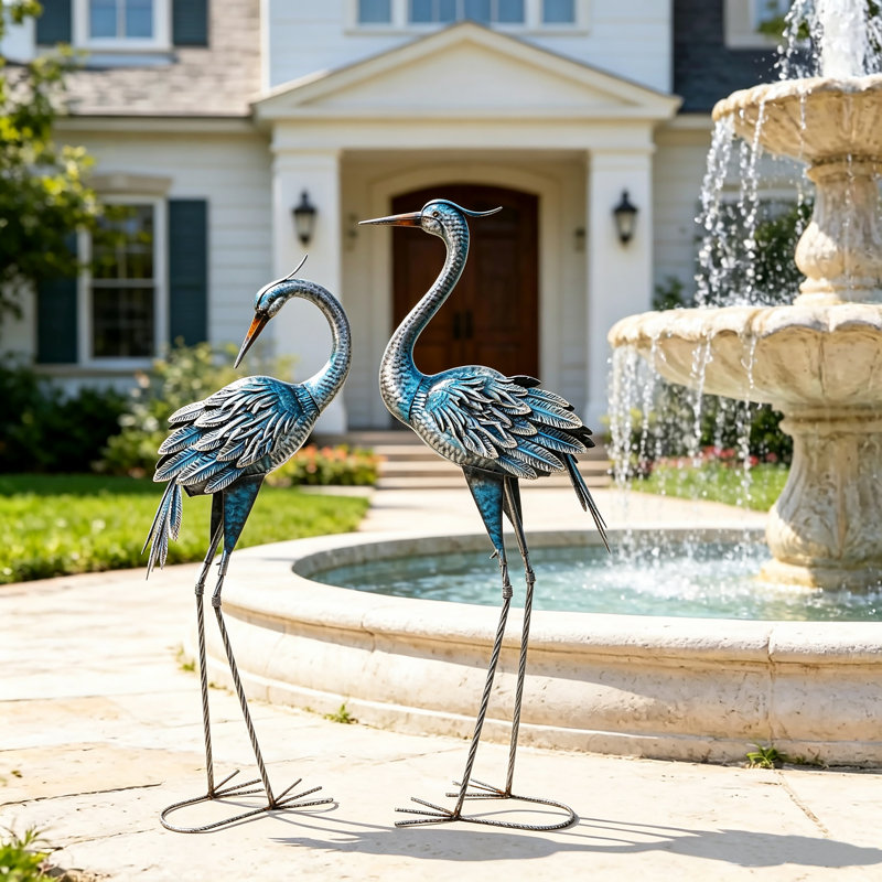 Statue de jardin Ovadia Cranes