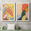 Plante tropicale I - ensemble de 2 peintures sur toile encadrées-465490503-465490523