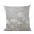 Blanc, gris / floral