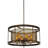 Metro Fusion 6 - Light Dimmable Drum Chandelier
