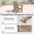 Outdoor Hdpe Folding Adirondack Chair, All-Weather Resistant, Pale Ocre-852652265
