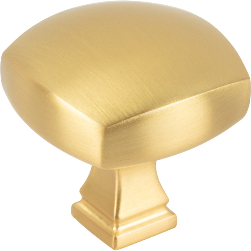 Audrey Square Knob, Brushed Gold