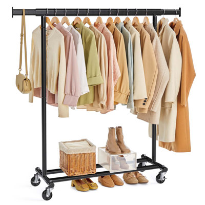Bonville Adjustable Rolling Clothing Rack
